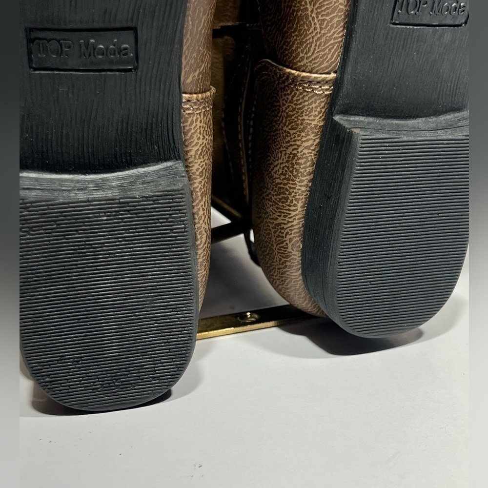 Top Moda Women’s COCO 1 Knee High Riding Boots - Size 10 - Cognac - New - Picture 11 of 11